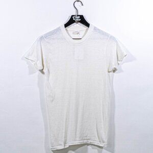 JC Penney Blank T-Shirt Made in USA Single Stitch Small VTG 80s Grunge
